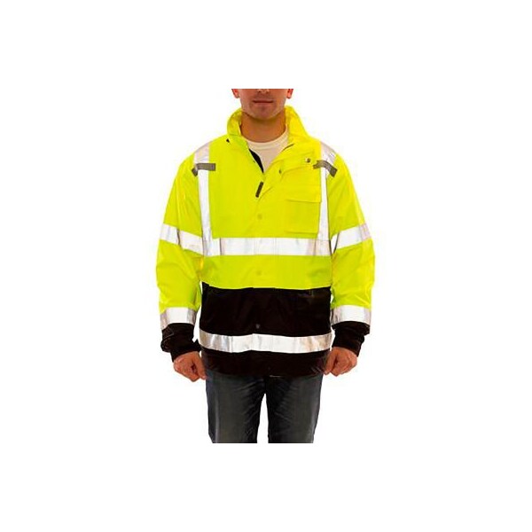 Tingley Icon LTE Jacket, Size Men's 3XL, Type R Class 3, Fluorescent Yellow, Green, Black J27122.3X - main